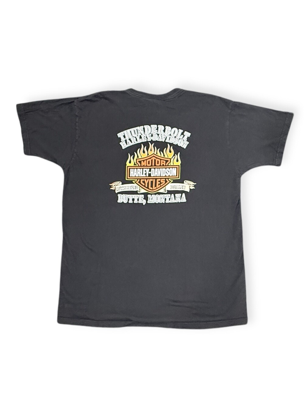 Vintage Harley Davidson Thunderbolt T-Shirt American Pride Size XL Mens